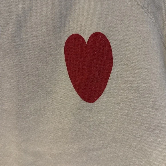 SEZANE BOBO CHOSES Heart Sweatshirt Size S - Picture 3 of 10